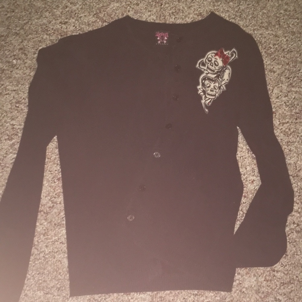 Lucky thirteen los muertos cardigan